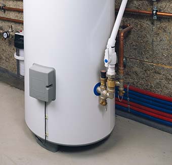 Gas hot water system installed